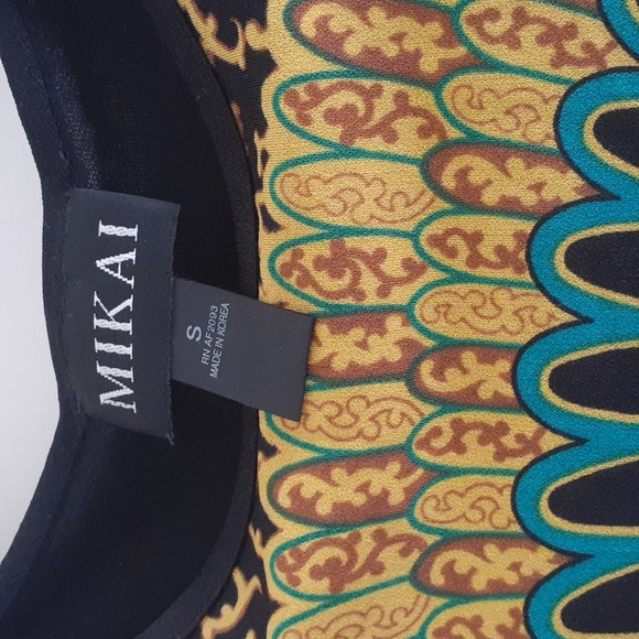 Mikai Boho long sleeve top blouse Size S - Picture 4 of 9